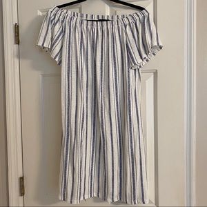 TOPSHOP Off Shoulder Summer Dress